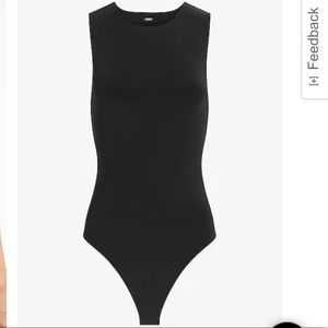 Express Body Contour Cutout back thong bodysuit